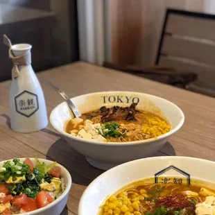 Spicy Curry Ramen (840 cal) Spicy Garnet (850 cal) Avocado Tofu Bowl