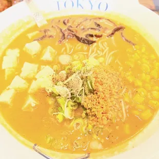 Spicy miso ramen - veggie version