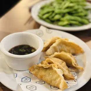 Crispy Pork Gyoza - so fresh and loved the delicate crunch!
