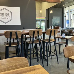 Inside of restaurant.