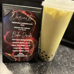 Matcha Boba Milk Tea