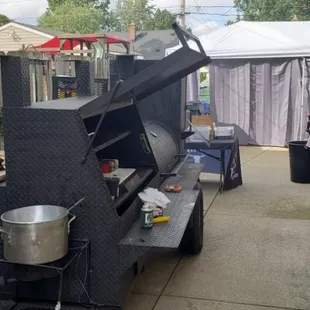 the back end of a truck
