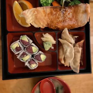 Salmon Teriyaki Bento Box
