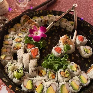 Every single roll, was fresh and delicious!