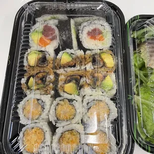 Lunch any three 3 Sushi Rolls Combo