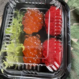 Salmon Caviar, Flying Fish Roe