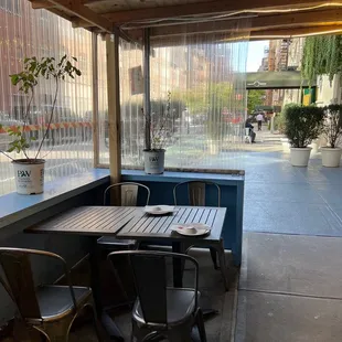 Cute set up great lunch