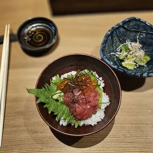From the Deluxe Omakase set