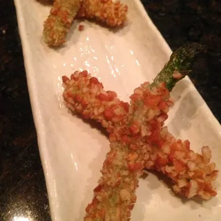 Crispy Asparagus Okaki