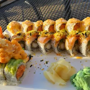 Sea creature roll, sassy lady roll and number 10 roll