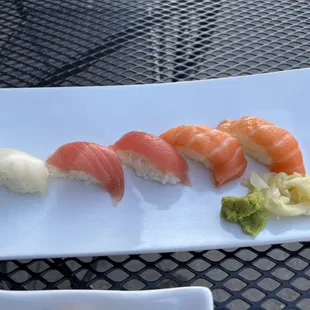sushi and sashimi, food