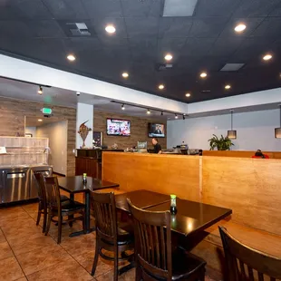 interior, sushi and sashimi