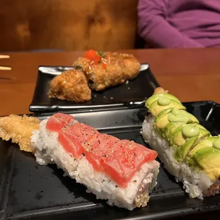 R64. Firebird, R12. Sunflower, R3. Cruchy California in the back