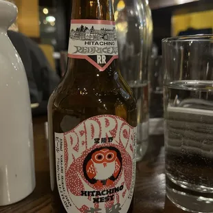 Great beer &amp; sake list