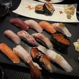 sashimi, food, sushi, sushi and sashimi