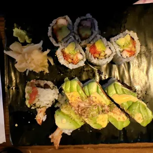 California Roll, Green Monster Roll