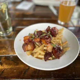 Fried pork belly bites