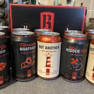 Variety Pack (4 beers - 3 cans each) $15.99
