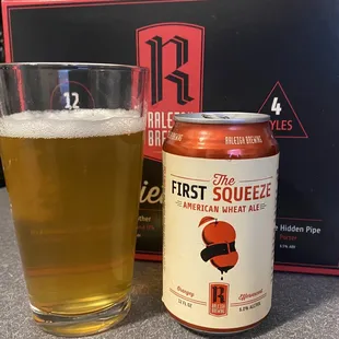 First Squeeze $8.99 for 6 cans - amazing, highly recommend this beer