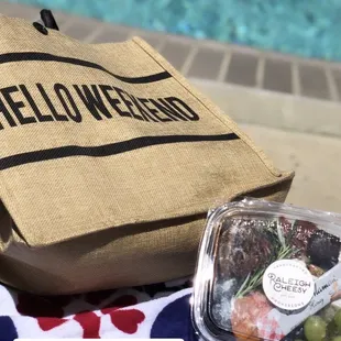 Snack box from Raleigh cheesy for pool day