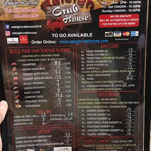 Food Menu