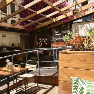 Outdoor seating area