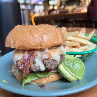 Avocado Bacon Swiss Burger