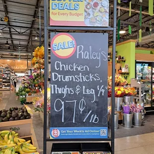 97 cents per pound for Chicken Drumsticks, Thighs, and Legs as of 10/13/23