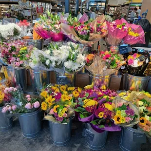Beautiful flowers and bouquets