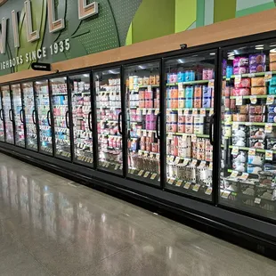 18 fridges of ice cream and frozen treats