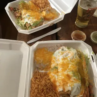 Chimichanga plate