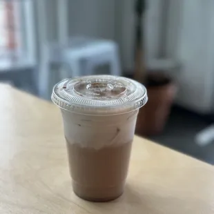 Pumpkin chai with cold foam