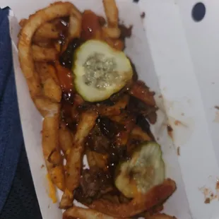 Brisket loaded fries - new, but not good
