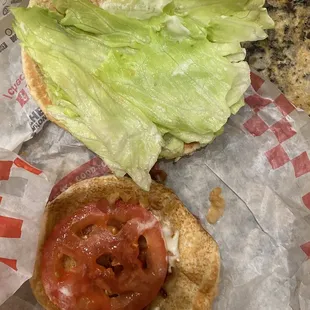 Same with the tomato.