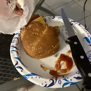 Disgusting Rally Burger!