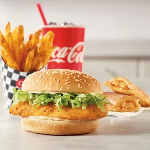 A Little Kick Never Hurt Anyone.
Looking to spice things up? We took our crispy, juicy all-white meat chicken and gave it jus...
