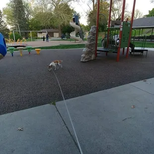 Playground, picnic pavilion, plenty of places to walk.