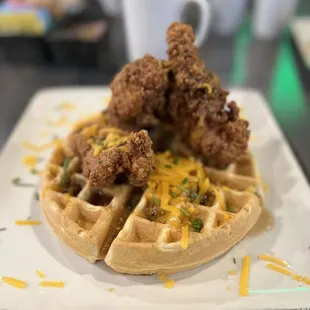 Chicken and Waffles