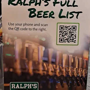 Beer List
