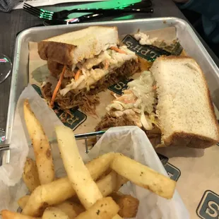 Paramount Pulled Pork Sandwich