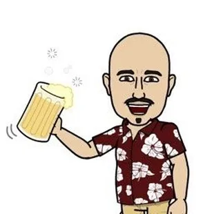 a man holding a mug of beer