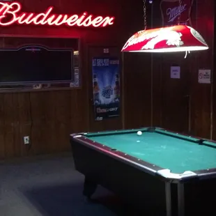 Every thursday free pool night