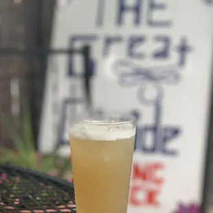 Long Island Iced Tea on the patio