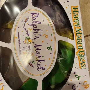 Strawberry cream cheese King cake