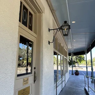 the outside of the building