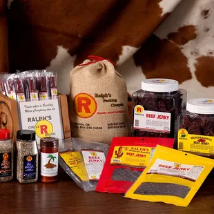 a variety of items on a table