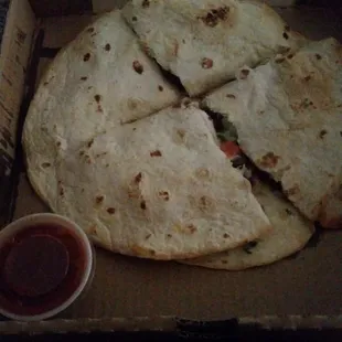 Beef quesadilla