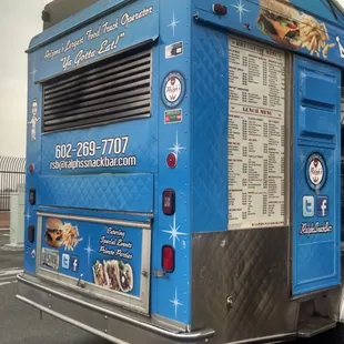 Food truck right outside training center.