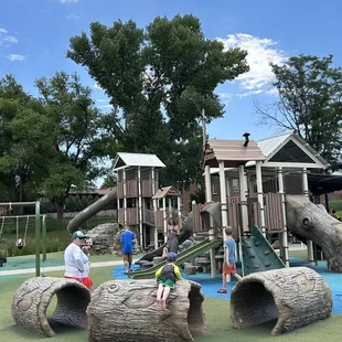 big and little play structures