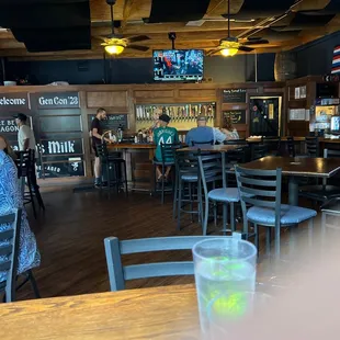 The bar